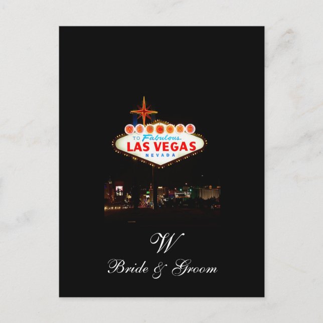 Enregistrer la date Cartes postales Monogram Las V (Devant)