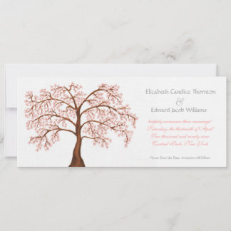 Enregistrer la date Cerise Blossom Faire-part Saku