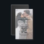 enregistrer la date code qr couple mariage photo a<br><div class="desc">arrière - plan par freepik.com minimaliste moderne enregistrer la date,  code qr,  photo du couple,  aimant mariage</div>