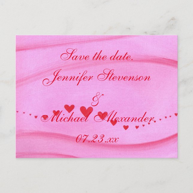 Enregistrer la date de la vague de cartes postales (Devant)