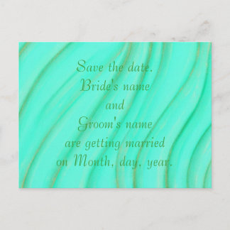 Enregistrer la date de mariage cartes postales, ve