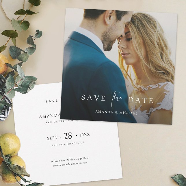 Enregistrer la date de mariage Inviter le Modèle a (Créateur téléchargé)