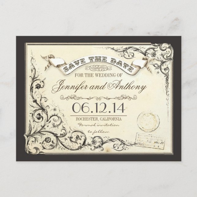 enregistrer la date des anciennes cartes de billet (Devant)