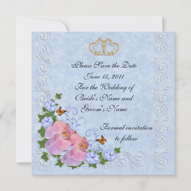 Enregistrer la date faire-part Mariages (Devant)