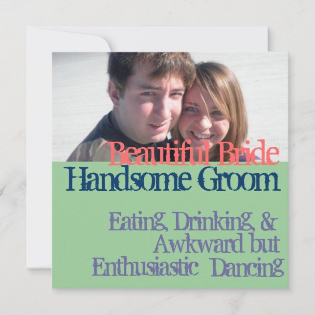 Enregistrer la date... invitation de site Web (Devant)