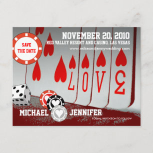 Enregistrer La Date Invitation Love Card 4