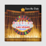 Enregistrer la date Las Vegas Mariage Magnet<br><div class="desc">Enregistrer la date Las Vegas Mariage Magnet Personnalisez en ajoutant la date du mariage et les noms de mariée et mariée</div>