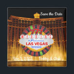 Enregistrer la date Las Vegas Mariage Magnet<br><div class="desc">Enregistrer la date Las Vegas Mariage Magnet Personnalisez en ajoutant la date du mariage et les noms de mariée et mariée</div>