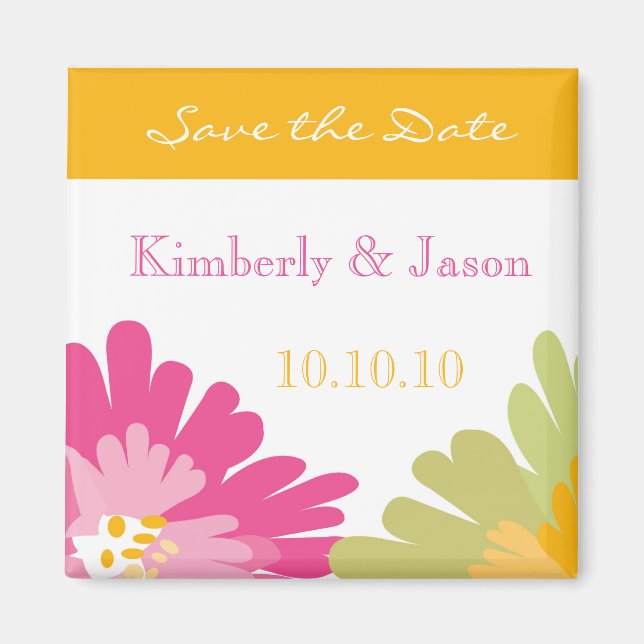 Enregistrer la date - Magnet Mariage (Devant)