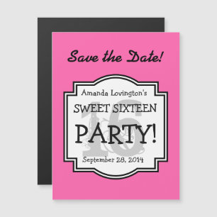 Enregistrer la date Magnet Sweet 16 Anniversaire A