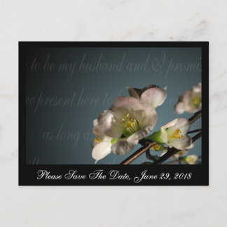 Enregistrer La Date Mariage Élégant Modèle Floral