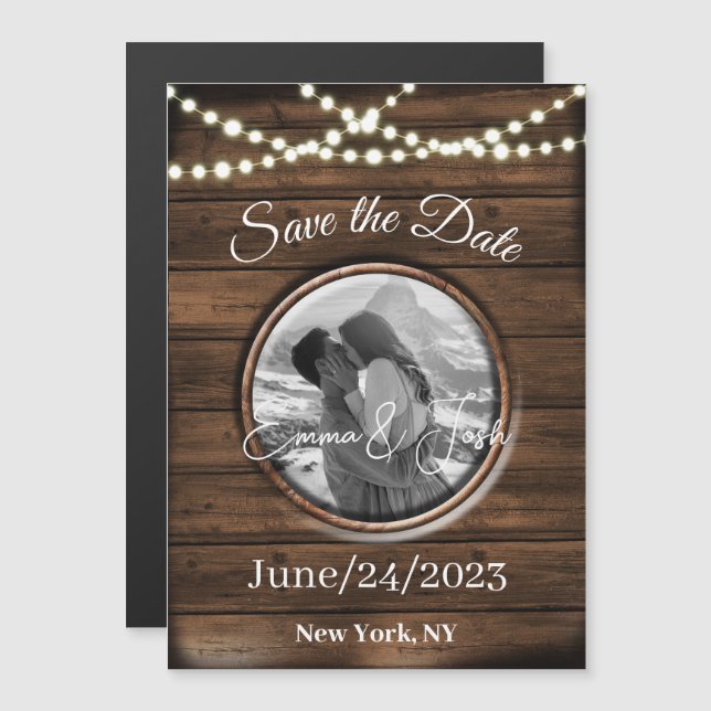 Enregistrer la date Personnalisée Carte magnétique (Devant / Derrière)