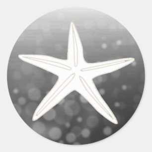 Enregistrer la date Sticker Mariage Black Starfish