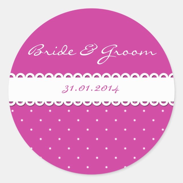 Enregistrer la date Stickers (Devant)