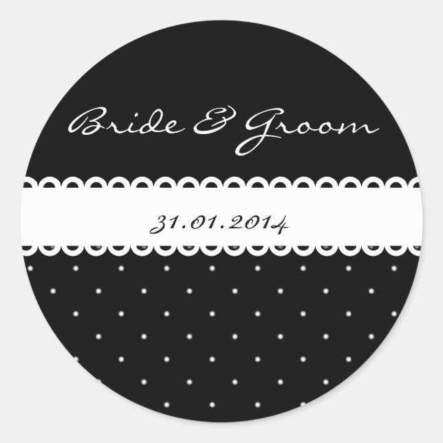 Enregistrer la date Stickers (Devant)