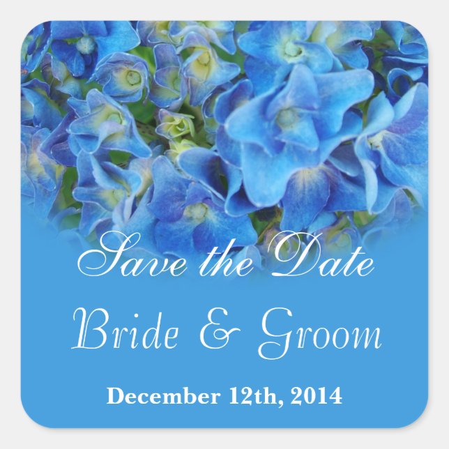 Enregistrer la date stickers de mariage floral (Devant)