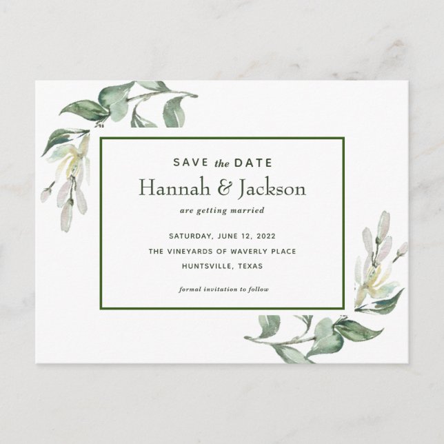 Enregistrer La Date *Waverly Place* Carte Postale (Devant)