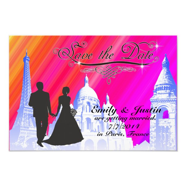 ENREGISTRER LA PHOTO DATE AVEC VUE SUR PARIS, FRAN (Devant)