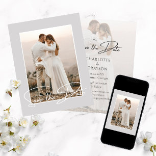 Enregistrer la photo de date Faire-part Mariage él
