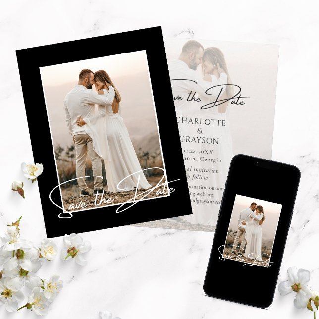 Enregistrer la photo de date Faire-part Mariage él (Créateur téléchargé)
