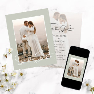 Enregistrer la photo de date Faire-part Mariage él