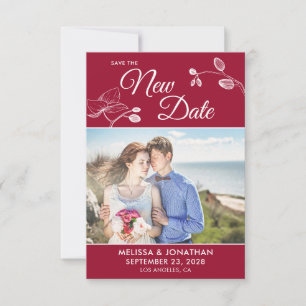 Enregistrer la photo de report du mariage de nouve