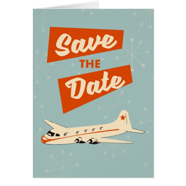 Enregistrer l'affiche de voyage date vintage (Devant)