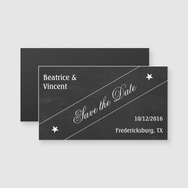 Enregistrer l'aimant de date (Devant / Derrière)