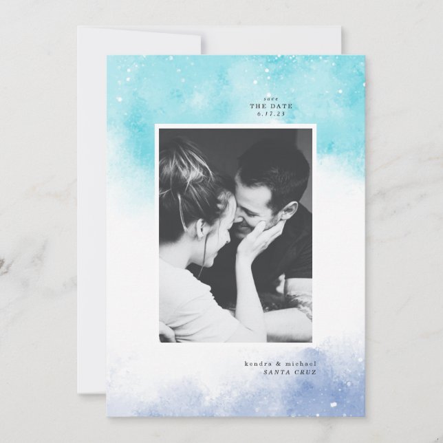 ENREGISTRER L'Aquarelle DATE Abstraite (Devant)