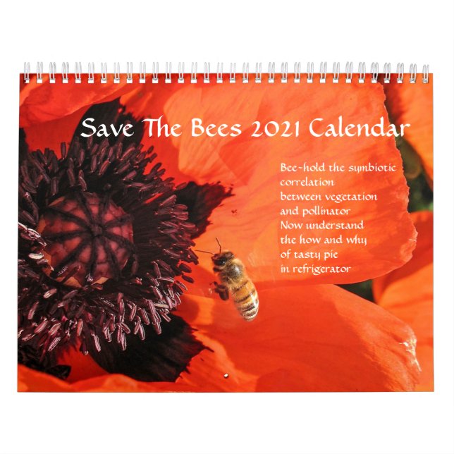 Enregistrer le calendrier des abeilles 2020 par po (Protection)