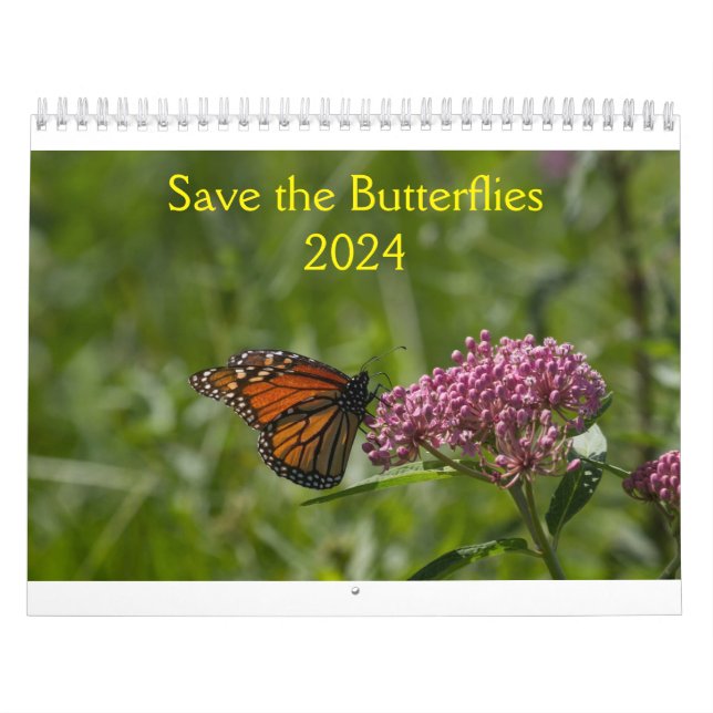 Enregistrer le calendrier des papillons 2024 (Protection)