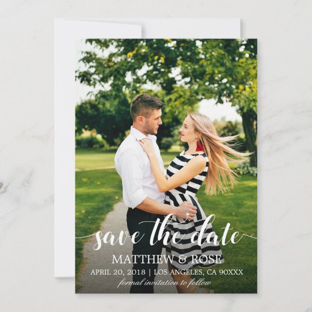 enregistrer le carte photo de script date (Devant)