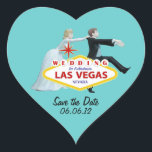 Enregistrer le Mariage de date à Las Vegas Sticker<br><div class="desc">Enregistrer le Mariage de date à Las Vegas Sticker</div>