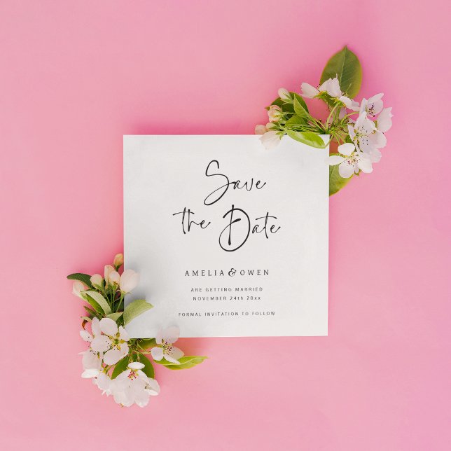 Enregistrer le Modèle d'annonce de date (Save the Date Announcement Template)