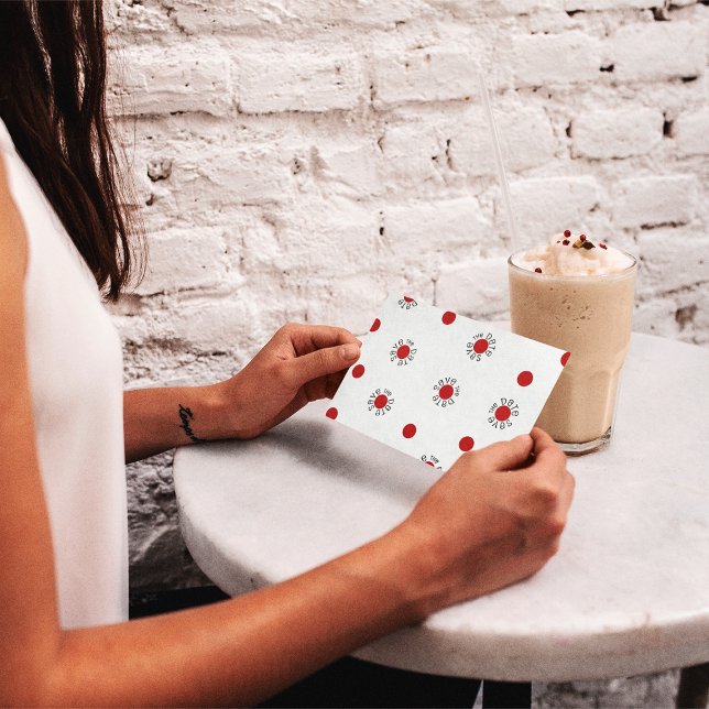 Enregistrer le Modèle de carte postale Pois Date (Créateur téléchargé)