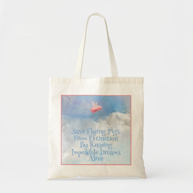 Enregistrer le Sac fourre-tout Flying Pigs (Devant)