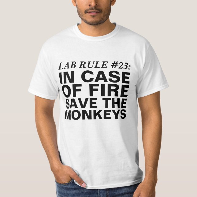 Enregistrer le T-shirt Lab Monkeys (Devant)