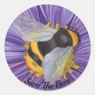 ENREGISTRER LES ABEILLES set 20 Stickers Enveloppe