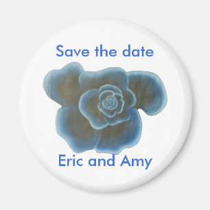 Enregistrer les aimants de date, Peinture Rose Ble