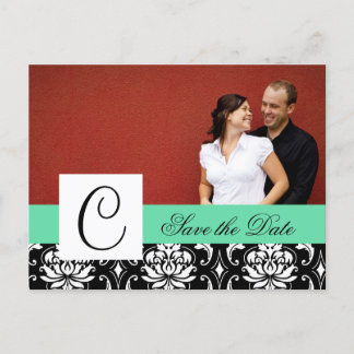 Enregistrer les cartes Mariage damassé Monogram Da