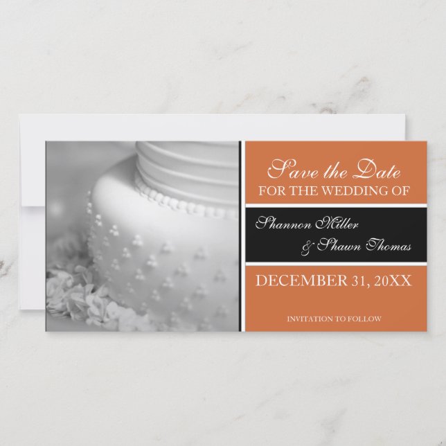 Enregistrer les Cartes photos d'annonce de date {O (Devant)