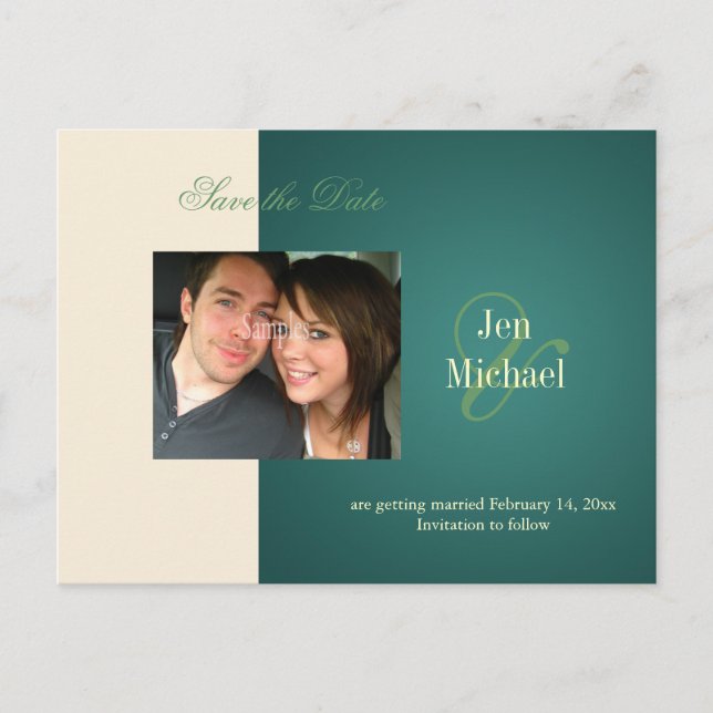 Enregistrer les cartes postales Date Photo, (Devant)