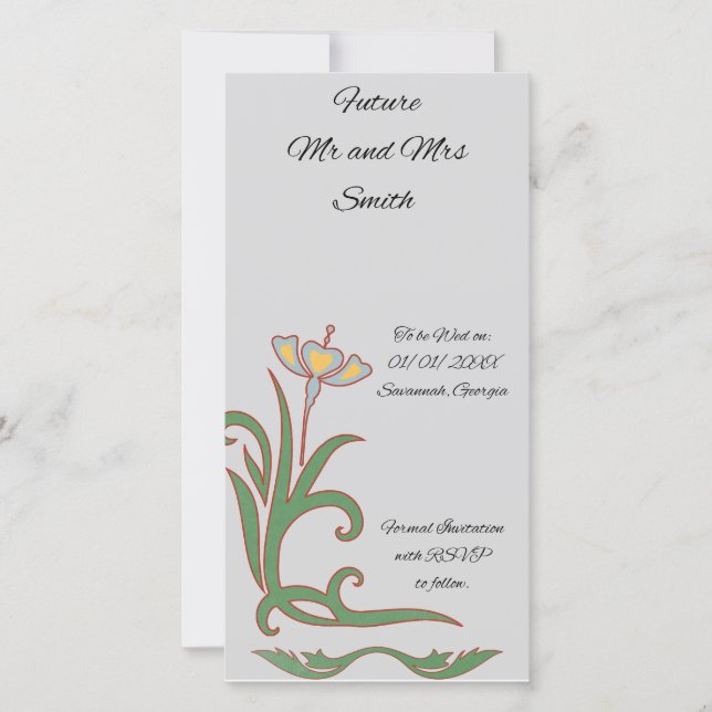 Enregistrer les dates Style Art nouveau (Devant)