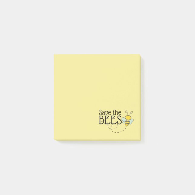 Enregistrer les notes post-it des abeilles (Devant)