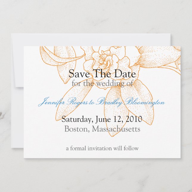 Enregistrer L'Invitation Du Faire-part Mariage Dat (Devant)