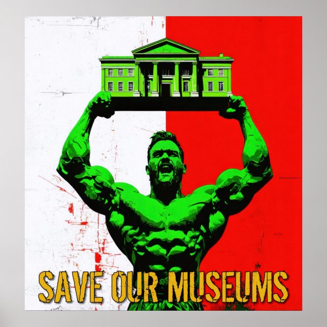 Enregistrer nos musées Grand Poster - Archivage Im (Devant)