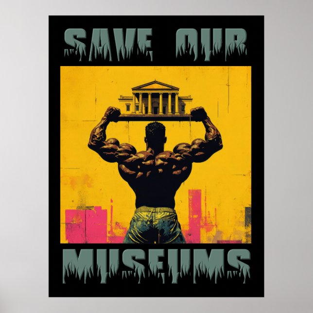 Enregistrer nos musées Grand Poster - Archivage Im (Devant)