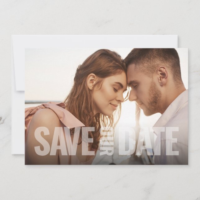 Enregistrer notre Faire-part Date (Devant)