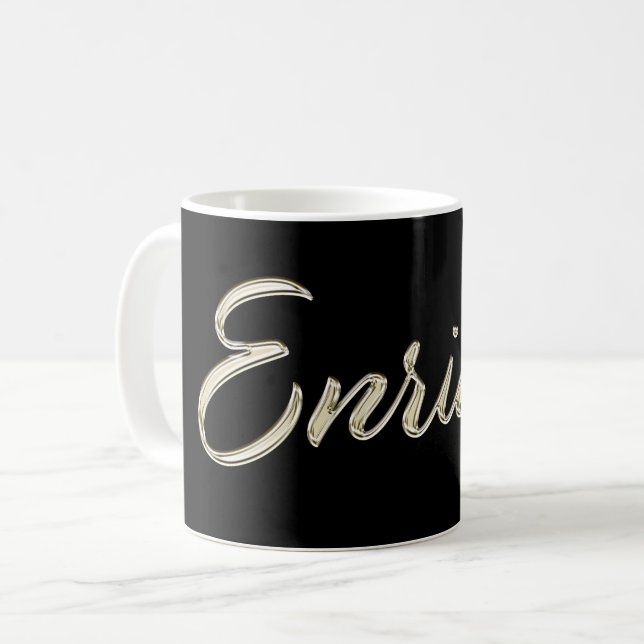 Enrique Name whitegold Tasse de thé (Devant gauche)