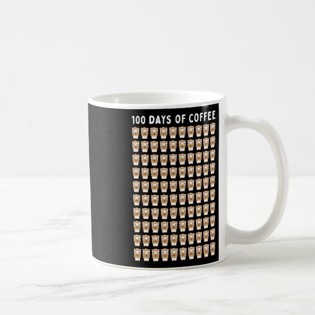 Enseignant 100 tasses de café École du 100e jour (Droite)